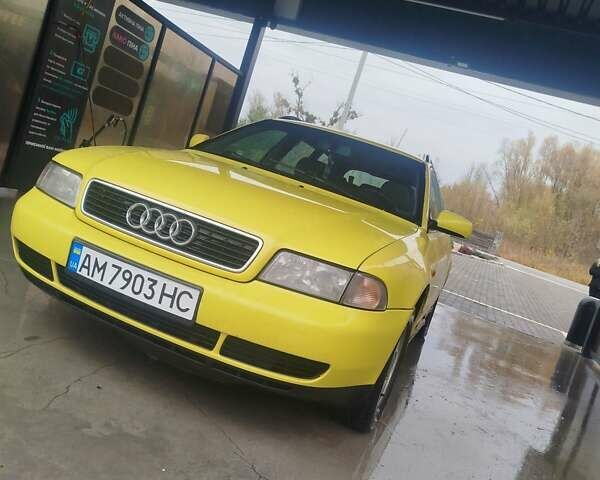 Жовтий Ауді А4, об'ємом двигуна 1.8 л та пробігом 200 тис. км за 2500 $, фото 6 на Automoto.ua
