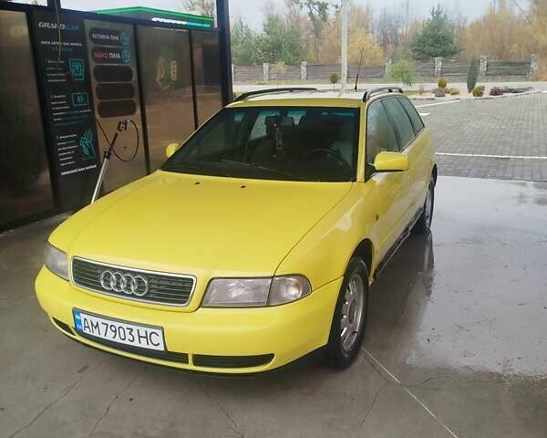 Жовтий Ауді А4, об'ємом двигуна 1.8 л та пробігом 200 тис. км за 2500 $, фото 3 на Automoto.ua