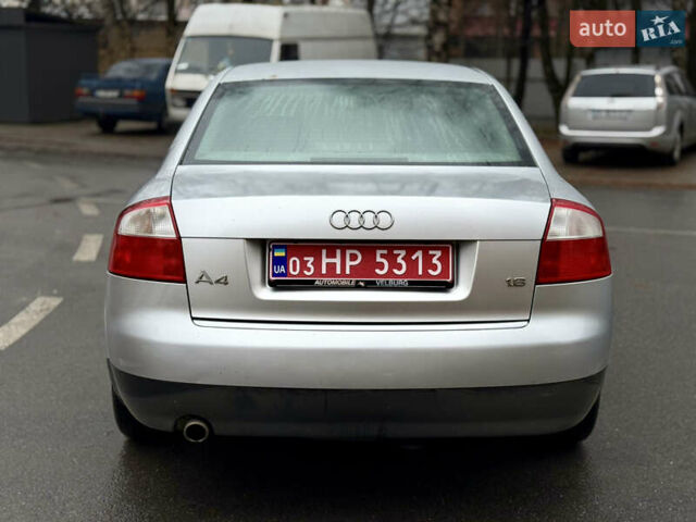 Сірий Ауді А4, об'ємом двигуна 1.6 л та пробігом 206 тис. км за 4450 $, фото 9 на Automoto.ua