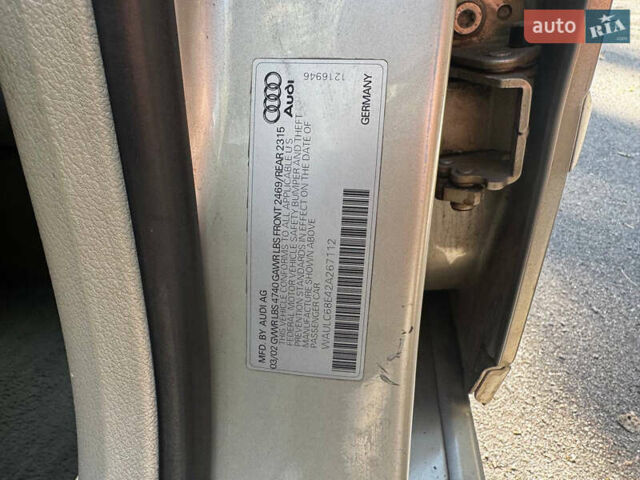 Серый Ауди А4, объемом двигателя 1.78 л и пробегом 212 тыс. км за 5000 $, фото 7 на Automoto.ua