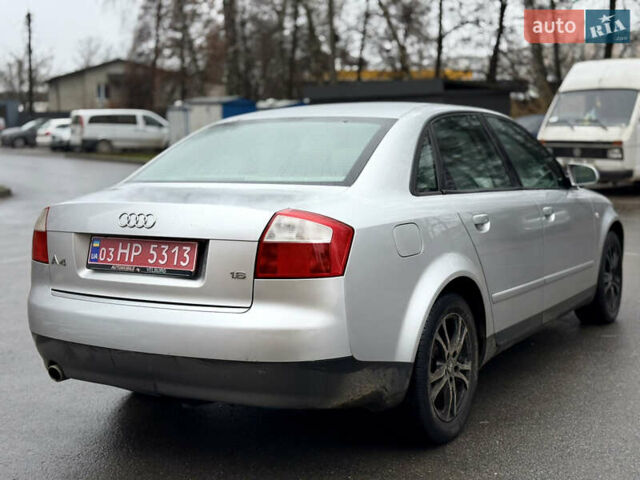 Сірий Ауді А4, об'ємом двигуна 1.6 л та пробігом 206 тис. км за 4450 $, фото 10 на Automoto.ua