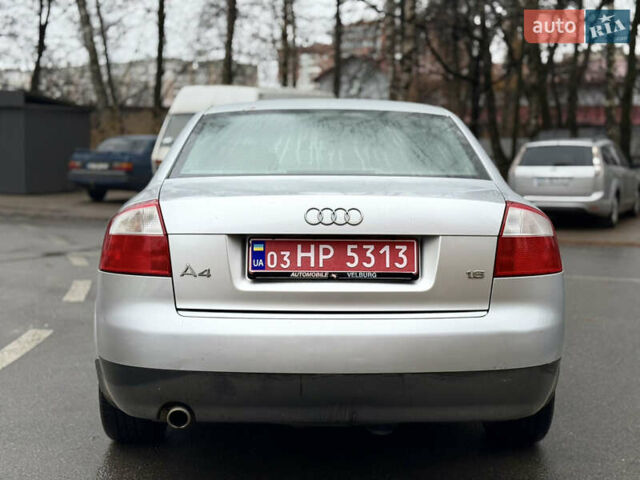 Сірий Ауді А4, об'ємом двигуна 1.6 л та пробігом 206 тис. км за 4450 $, фото 8 на Automoto.ua