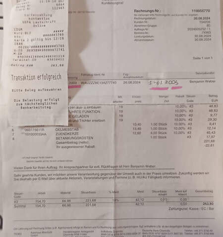 Сірий Ауді А4, об'ємом двигуна 1.6 л та пробігом 207 тис. км за 5999 $, фото 135 на Automoto.ua