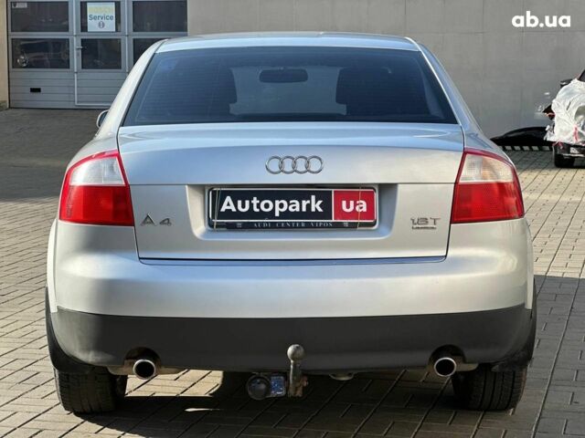 Сірий Ауді А4, об'ємом двигуна 1.8 л та пробігом 198 тис. км за 6790 $, фото 6 на Automoto.ua