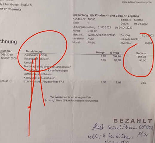 Сірий Ауді А4, об'ємом двигуна 1.6 л та пробігом 207 тис. км за 5999 $, фото 169 на Automoto.ua