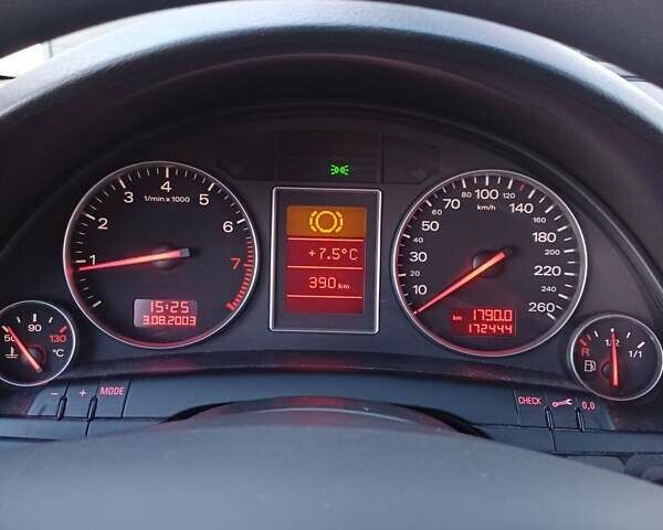 Сірий Ауді А4, об'ємом двигуна 1.6 л та пробігом 170 тис. км за 5266 $, фото 9 на Automoto.ua