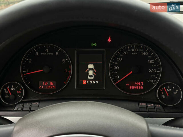 Серый Ауди А4, объемом двигателя 2 л и пробегом 234 тыс. км за 6500 $, фото 15 на Automoto.ua