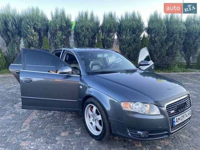 Сірий Ауді А4, об'ємом двигуна 2 л та пробігом 284 тис. км за 7050 $, фото 1 на Automoto.ua