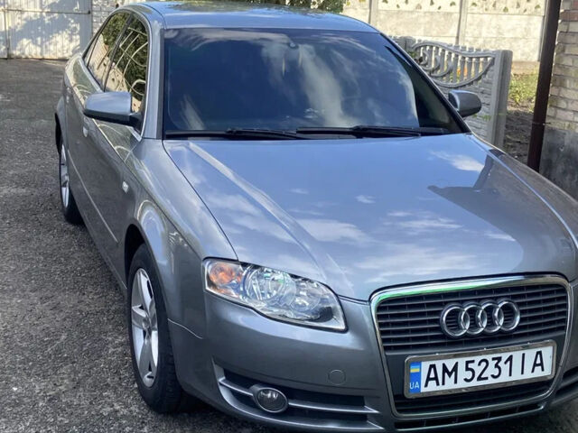 Ауди А4 2005 в Малине на Automoto.ua Серый Ауди А4, объемом двигателя 2 л и пробегом 260 тыс. км за 6900 $, фото 2 на Automoto.ua