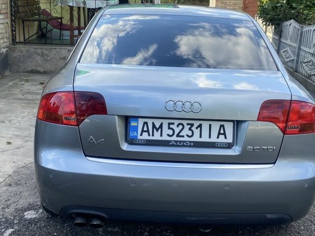 Ауди А4 2005 в Малине на Automoto.ua Серый Ауди А4, объемом двигателя 2 л и пробегом 260 тыс. км за 6900 $, фото 3 на Automoto.ua