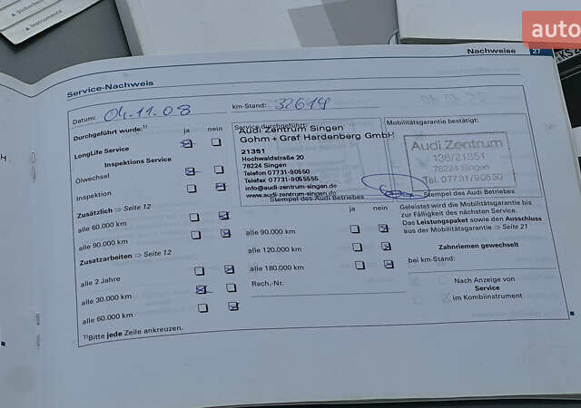 Сірий Ауді А4, об'ємом двигуна 1.8 л та пробігом 257 тис. км за 6799 $, фото 88 на Automoto.ua