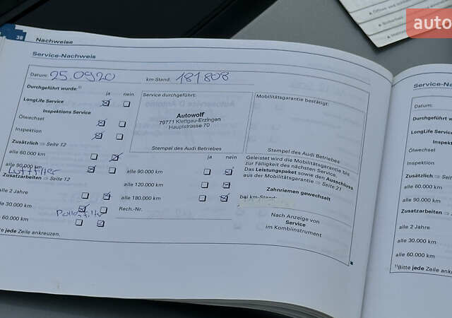 Сірий Ауді А4, об'ємом двигуна 1.8 л та пробігом 257 тис. км за 6799 $, фото 99 на Automoto.ua