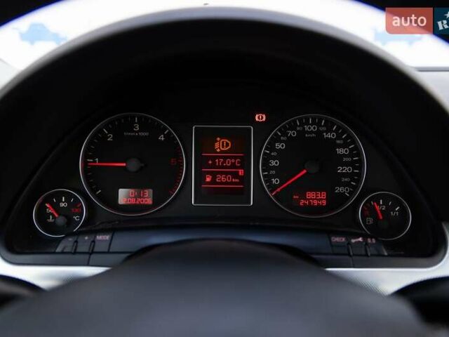 Сірий Ауді А4, об'ємом двигуна 2 л та пробігом 248 тис. км за 7300 $, фото 20 на Automoto.ua