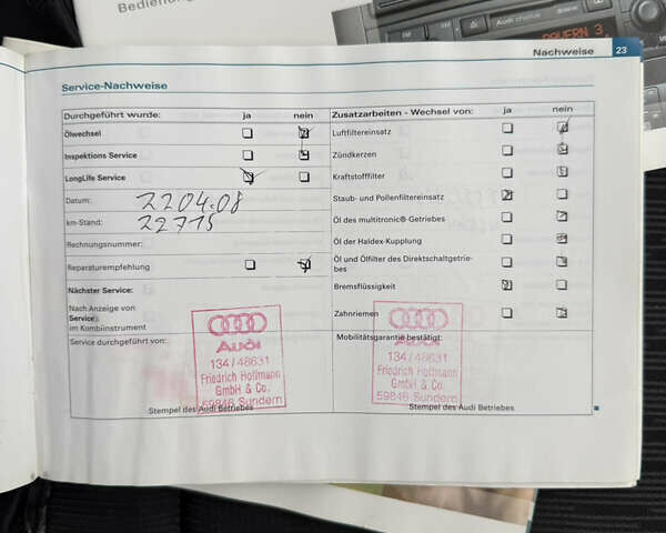 Сірий Ауді А4, об'ємом двигуна 1.6 л та пробігом 193 тис. км за 6500 $, фото 89 на Automoto.ua
