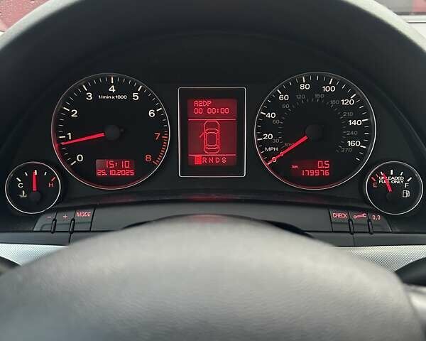 Сірий Ауді А4, об'ємом двигуна 1.98 л та пробігом 180 тис. км за 8000 $, фото 20 на Automoto.ua