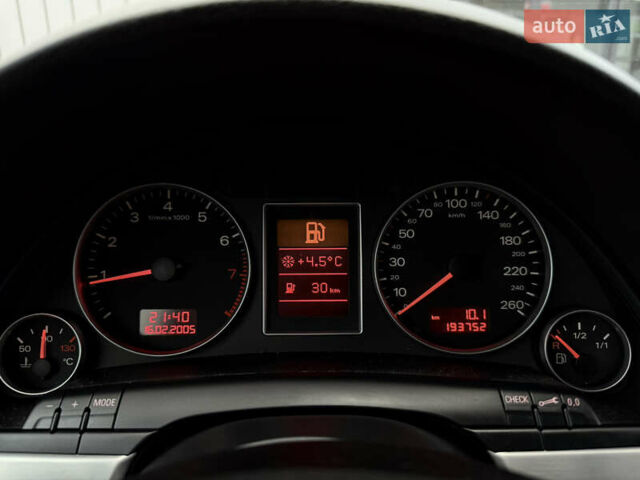 Сірий Ауді А4, об'ємом двигуна 1.6 л та пробігом 193 тис. км за 6500 $, фото 86 на Automoto.ua