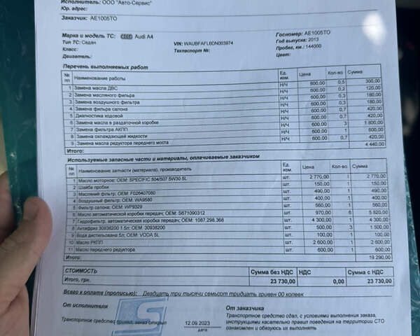 Сірий Ауді А4, об'ємом двигуна 1.98 л та пробігом 165 тис. км за 11200 $, фото 13 на Automoto.ua