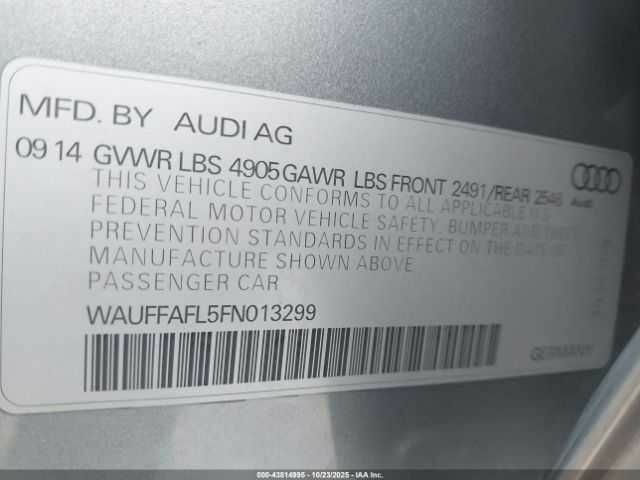 Сірий Ауді А4, об'ємом двигуна 2 л та пробігом 87 тис. км за 1350 $, фото 8 на Automoto.ua