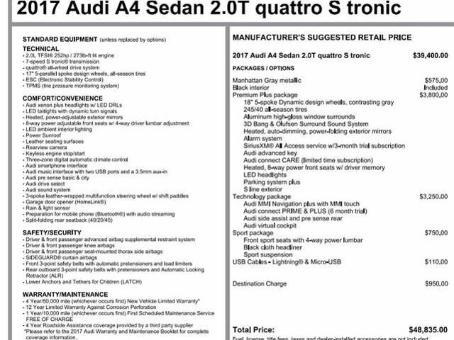 Серый Ауди А4, объемом двигателя 1.98 л и пробегом 80 тыс. км за 25000 $, фото 1 на Automoto.ua