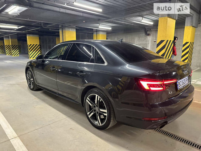 Ауді А4 2018 у Львові на Automoto.ua Сірий Ауді А4, об'ємом двигуна 1.98 л та пробігом 115 тис. км за 22500 $, фото 1 на Automoto.ua