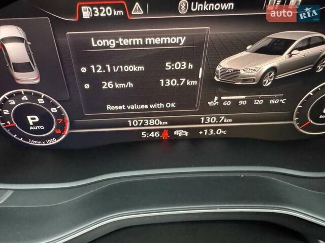 Ауди А4 2018 в Киеве на Automoto.ua Серый Ауди А4, объемом двигателя 2 л и пробегом 107 тыс. км за 23700 $, фото 20 на Automoto.ua