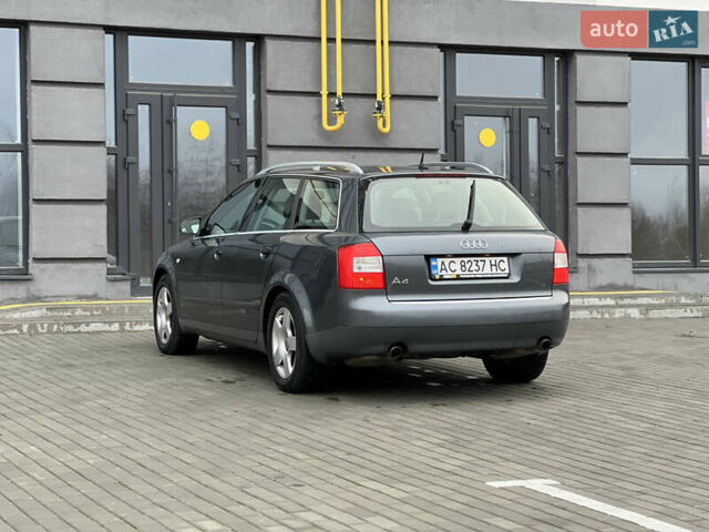 Сірий Ауді А4, об'ємом двигуна 1.8 л та пробігом 250 тис. км за 3999 $, фото 6 на Automoto.ua