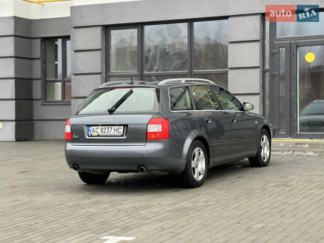 Сірий Ауді А4, об'ємом двигуна 1.8 л та пробігом 250 тис. км за 3999 $, фото 4 на Automoto.ua