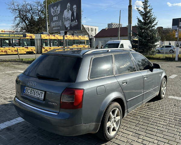 Ауді А4 2002 у Львові на Automoto.ua Сірий Ауді А4, об'ємом двигуна 1.9 л та пробігом 232 тис. км за 3800 $, фото 7 на Automoto.ua