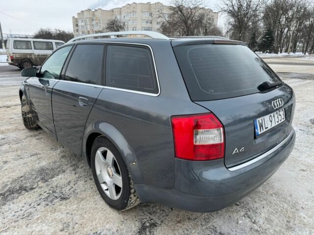 Сірий Ауді А4, об'ємом двигуна 2.5 л та пробігом 325 тис. км за 3600 $, фото 1 на Automoto.ua