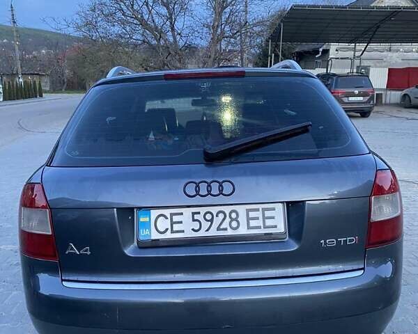 Сірий Ауді А4, об'ємом двигуна 1.9 л та пробігом 370 тис. км за 5100 $, фото 5 на Automoto.ua