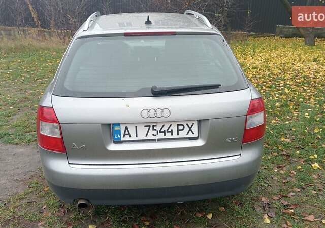 Серый Ауди А4, объемом двигателя 2 л и пробегом 225 тыс. км за 5600 $, фото 2 на Automoto.ua