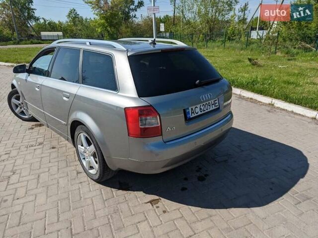 Серый Ауди А4, объемом двигателя 2.5 л и пробегом 241 тыс. км за 5800 $, фото 4 на Automoto.ua
