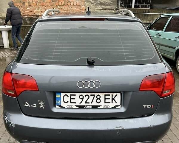 Серый Ауди А4, объемом двигателя 2 л и пробегом 373 тыс. км за 6600 $, фото 1 на Automoto.ua