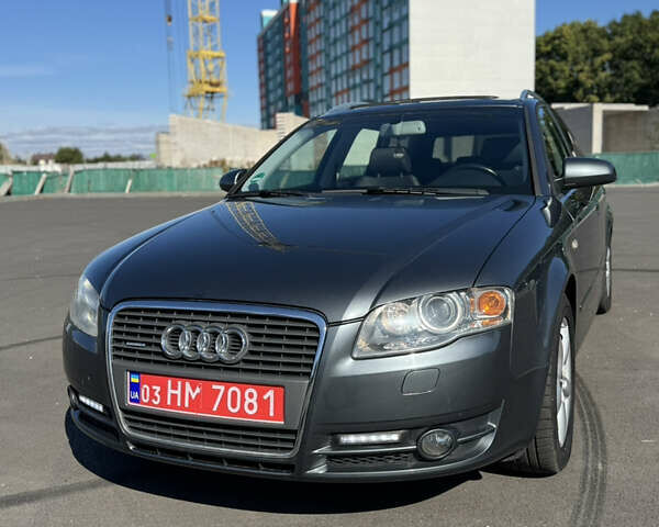 Серый Ауди А4, объемом двигателя 2 л и пробегом 211 тыс. км за 7450 $, фото 1 на Automoto.ua