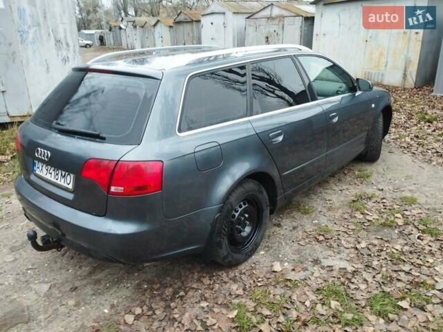 Серый Ауди А4, объемом двигателя 2 л и пробегом 330 тыс. км за 6450 $, фото 1 на Automoto.ua