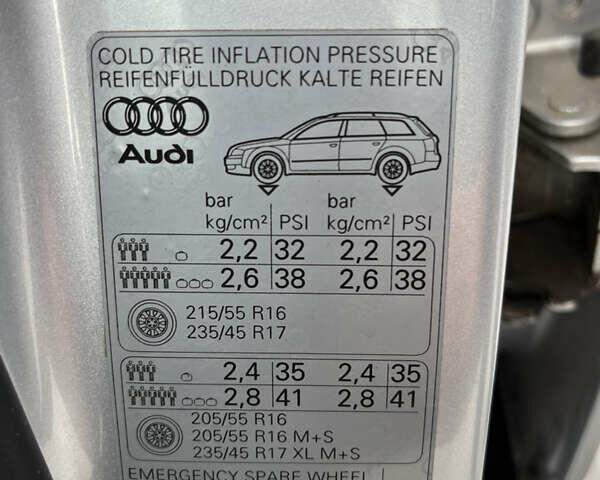 Сірий Ауді А4, об'ємом двигуна 2 л та пробігом 351 тис. км за 7500 $, фото 12 на Automoto.ua