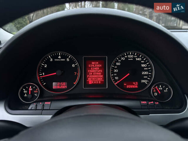 Серый Ауди А4, объемом двигателя 1.8 л и пробегом 209 тыс. км за 7000 $, фото 43 на Automoto.ua