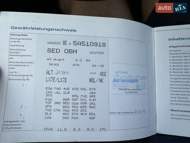 Сірий Ауді А4, об'ємом двигуна 2 л та пробігом 269 тис. км за 7400 $, фото 27 на Automoto.ua