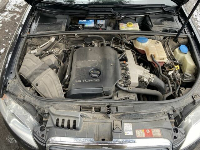 Сірий Ауді А4, об'ємом двигуна 1.8 л та пробігом 204 тис. км за 7800 $, фото 18 на Automoto.ua