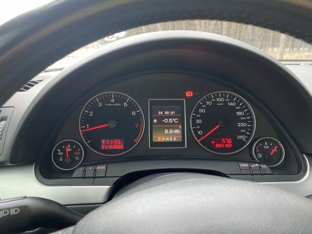 Сірий Ауді А4, об'ємом двигуна 1.8 л та пробігом 204 тис. км за 7800 $, фото 15 на Automoto.ua