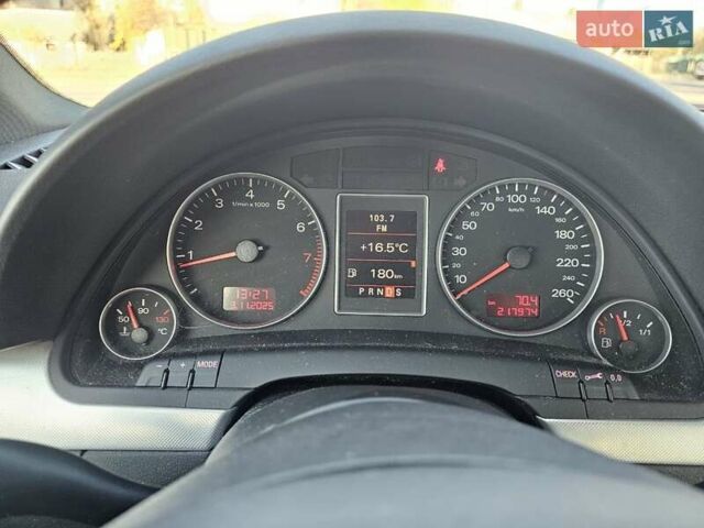 Серый Ауди А4, объемом двигателя 1.8 л и пробегом 217 тыс. км за 8599 $, фото 9 на Automoto.ua
