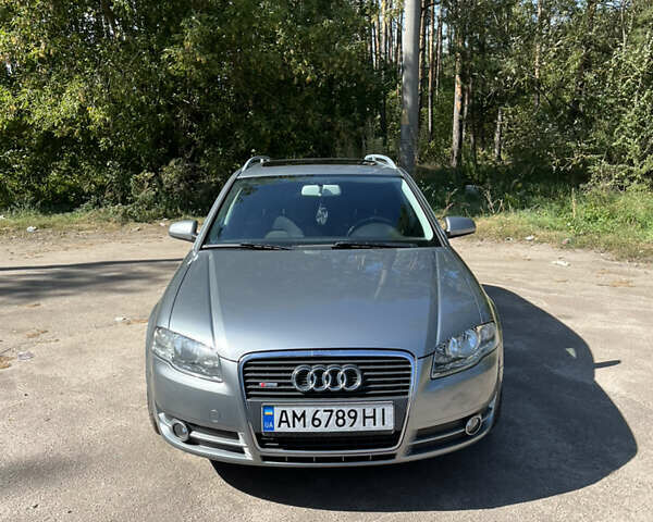 Серый Ауди А4, объемом двигателя 2 л и пробегом 199 тыс. км за 6950 $, фото 1 на Automoto.ua