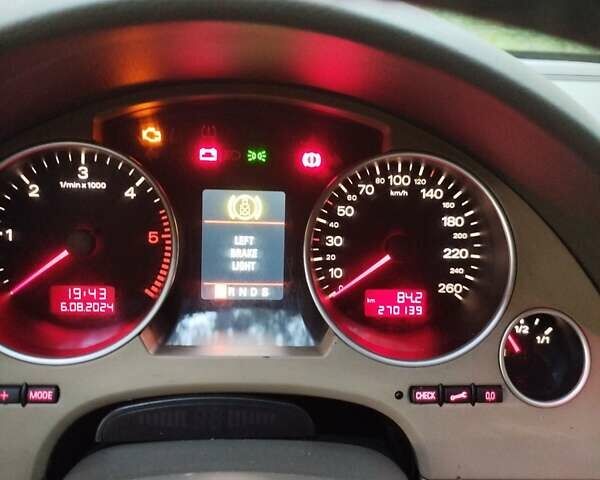 Синий Ауди А4, объемом двигателя 2.5 л и пробегом 278 тыс. км за 5500 $, фото 9 на Automoto.ua