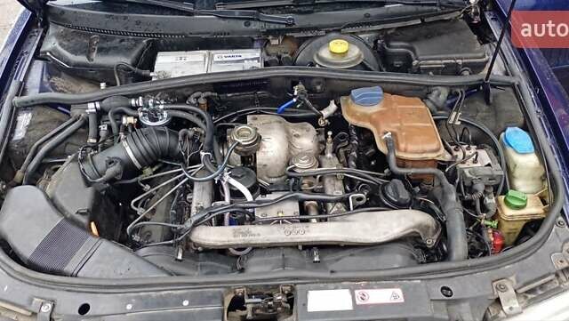 Синий Ауди А4, объемом двигателя 2.5 л и пробегом 390 тыс. км за 2500 $, фото 16 на Automoto.ua