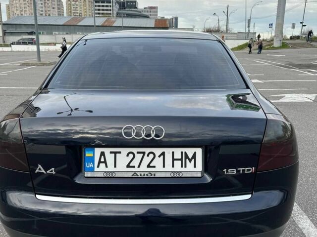 Синий Ауди А4, объемом двигателя 1.9 л и пробегом 540 тыс. км за 4000 $, фото 10 на Automoto.ua