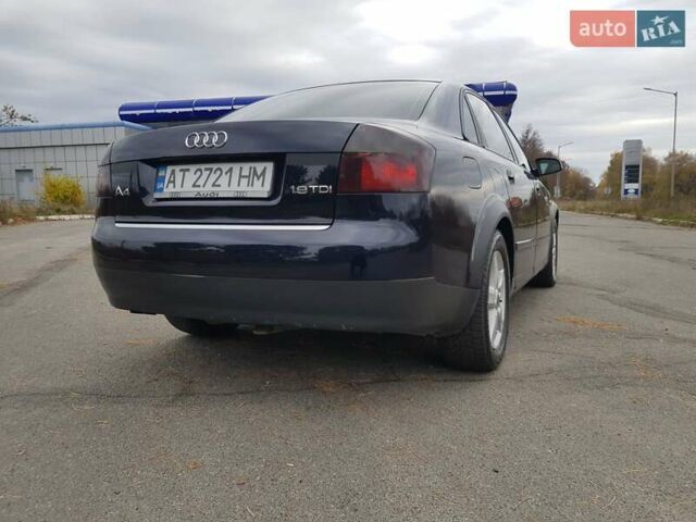 Синій Ауді А4, об'ємом двигуна 1.9 л та пробігом 275 тис. км за 4600 $, фото 3 на Automoto.ua