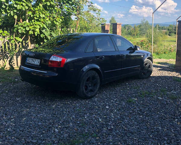 Синий Ауди А4, объемом двигателя 1.6 л и пробегом 209 тыс. км за 3750 $, фото 2 на Automoto.ua