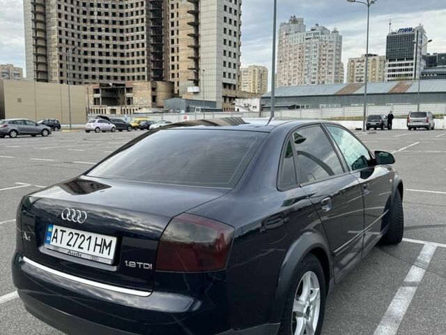 Синий Ауди А4, объемом двигателя 1.9 л и пробегом 540 тыс. км за 4000 $, фото 3 на Automoto.ua