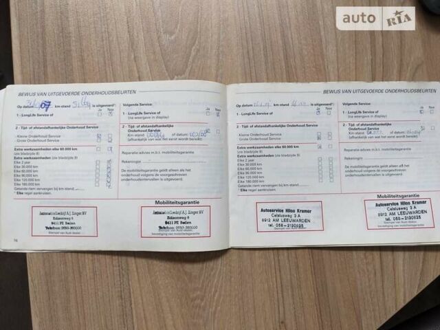 Синій Ауді А4, об'ємом двигуна 1.6 л та пробігом 305 тис. км за 5100 $, фото 20 на Automoto.ua