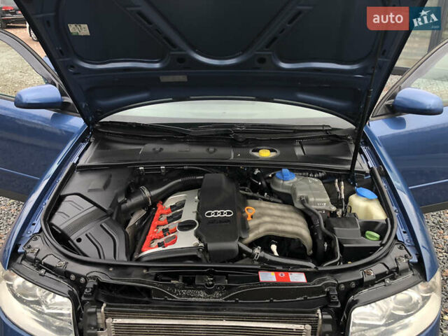 Синий Ауди А4, объемом двигателя 2 л и пробегом 200 тыс. км за 4750 $, фото 74 на Automoto.ua